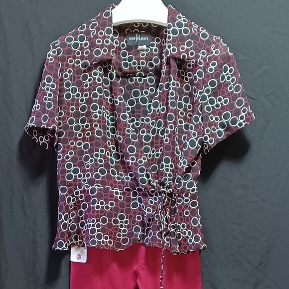 JOHN ROBERTS WOMENS TOP SIZE M - Picture 2 of 6